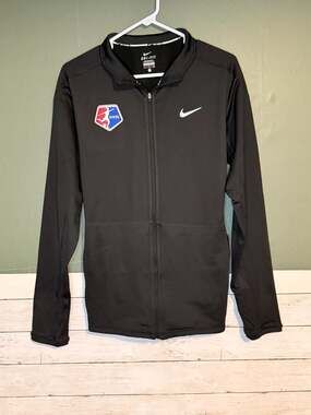 Nike Dri-FIT NWSL Soccer Sideline Full-Zip Training Jacket Black Men's Size Smal